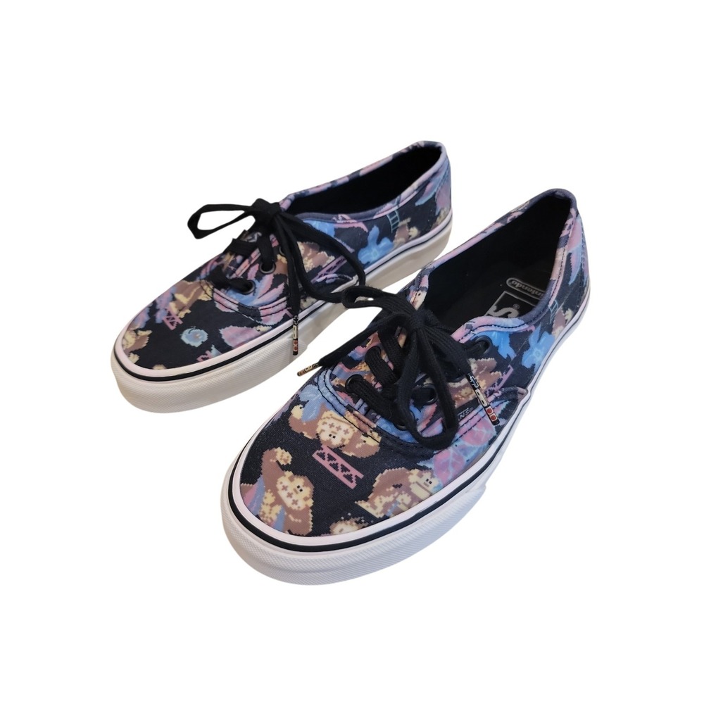 VANS Authentic x Nintendo Donkey Kong Canvas Low-Top Lace-Up Men's 5.5 Women's 7
